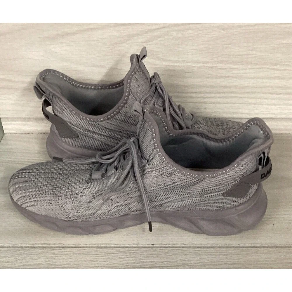 DAMYUAN Women's (Size 40) Gray Walking Running Tennis Shoes Athletic Sneakers‎